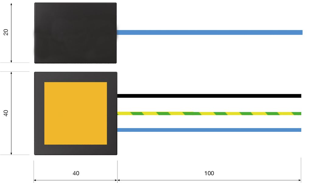 Dimensional scheme (mm)